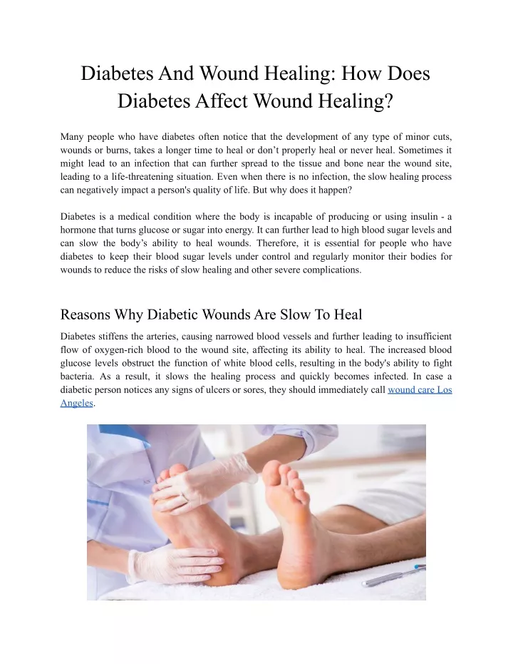 ppt-diabetes-and-wound-healing-how-does-diabetes-affect-wound