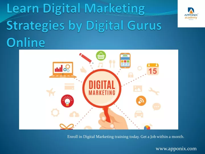 PPT - Learn Digital Marketing Strategies by Digital Gurus Online ...