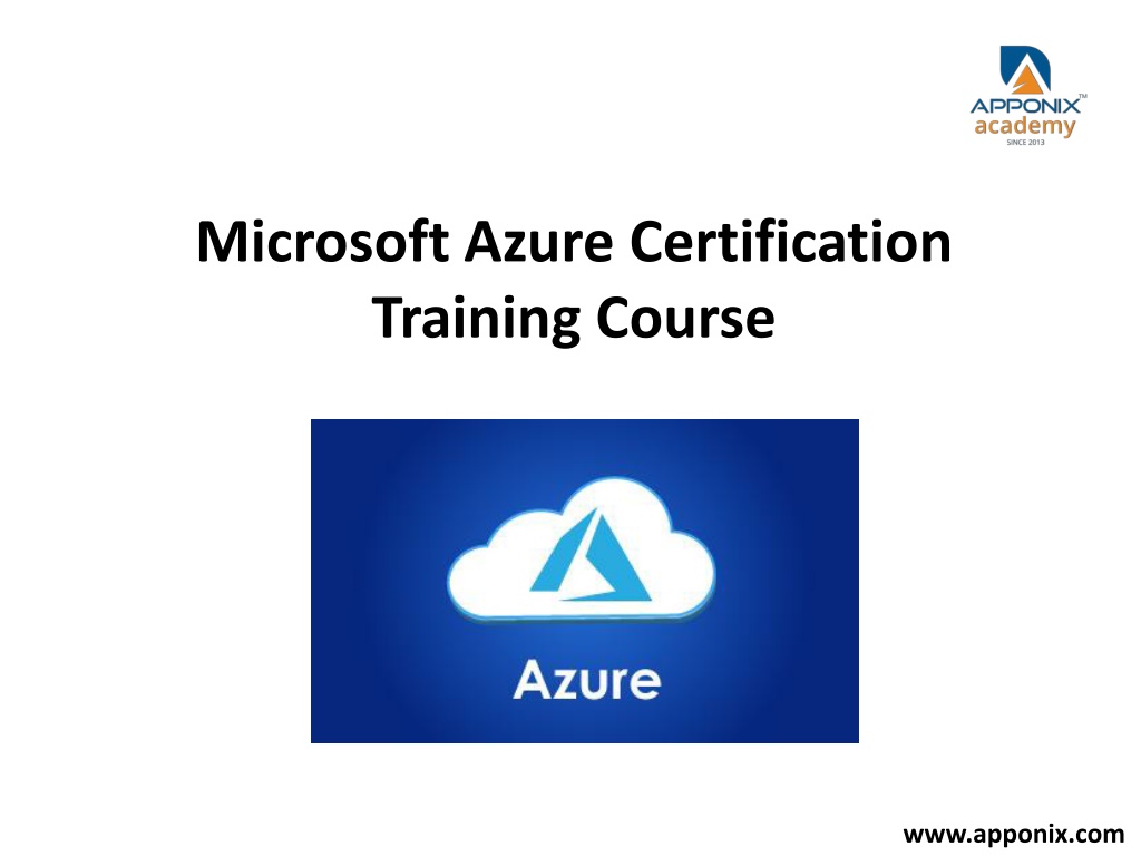 Ppt Azure Certification Training Course Powerpoint Presentation Free Download Id 10811224