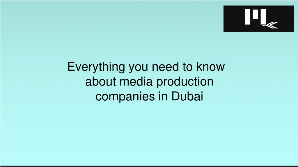 PPT Everything you need to know about media production companies in
