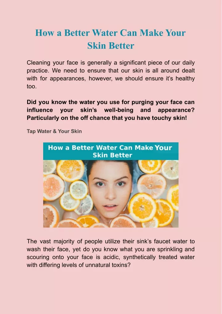 ppt-how-a-better-water-can-make-your-skin-better-powerpoint