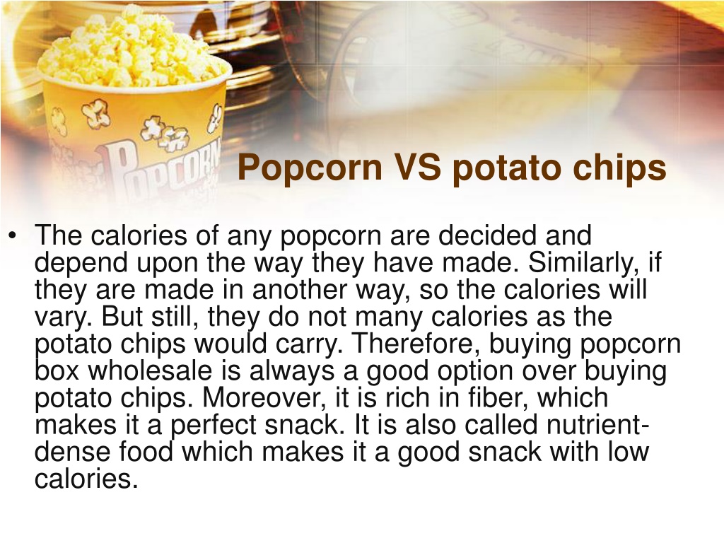 PPT How do popcorns double the joys of watching PowerPoint