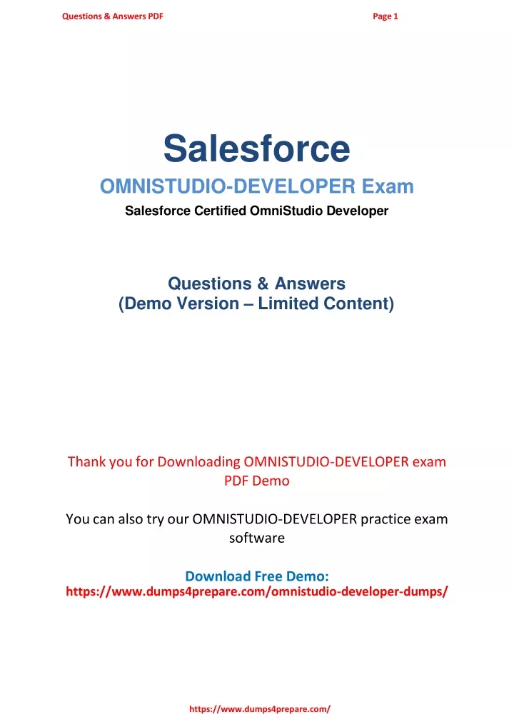 OmniStudio-Developer Valid Exam Book