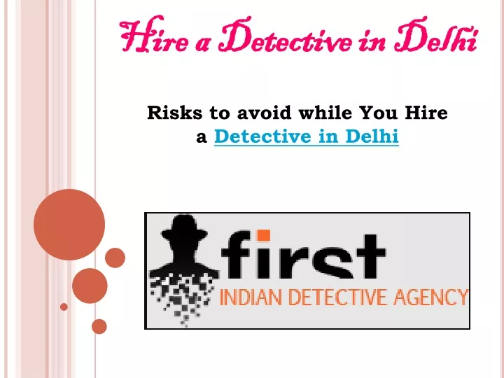 PPT - Hire Detective In Delhi PowerPoint Presentation, free download ...