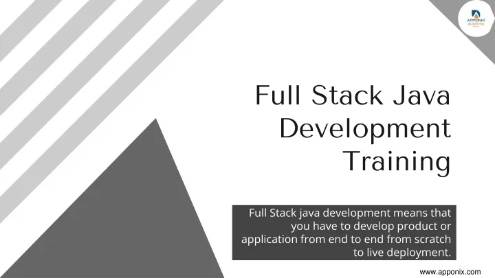 PPT - Java full stack developer PowerPoint Presentation, free download ...