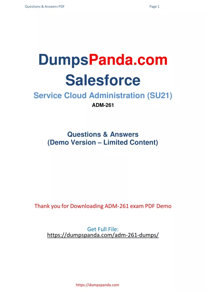 PPT - Salesforce ADM-261 Dumps Questions - Study Tips For Infomations Sns-Brigh10