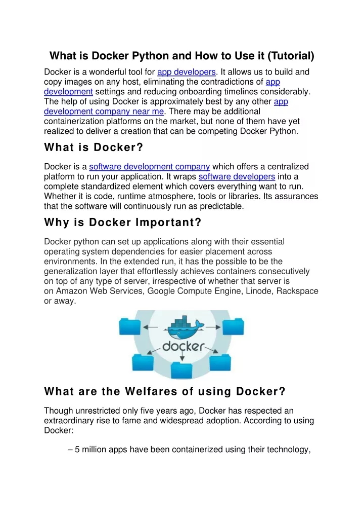 What Is Docker Python