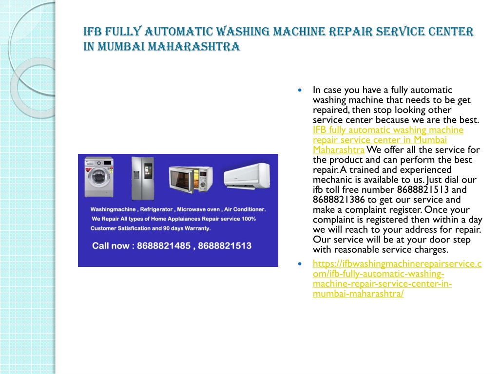 PPT WELCOME TO THE BEST IFB SERVICE CENTER IN PowerPoint Presentation PPT WELCOME TO THE BEST IFB SERVICE CENTER IN PowerPoint Presentation
