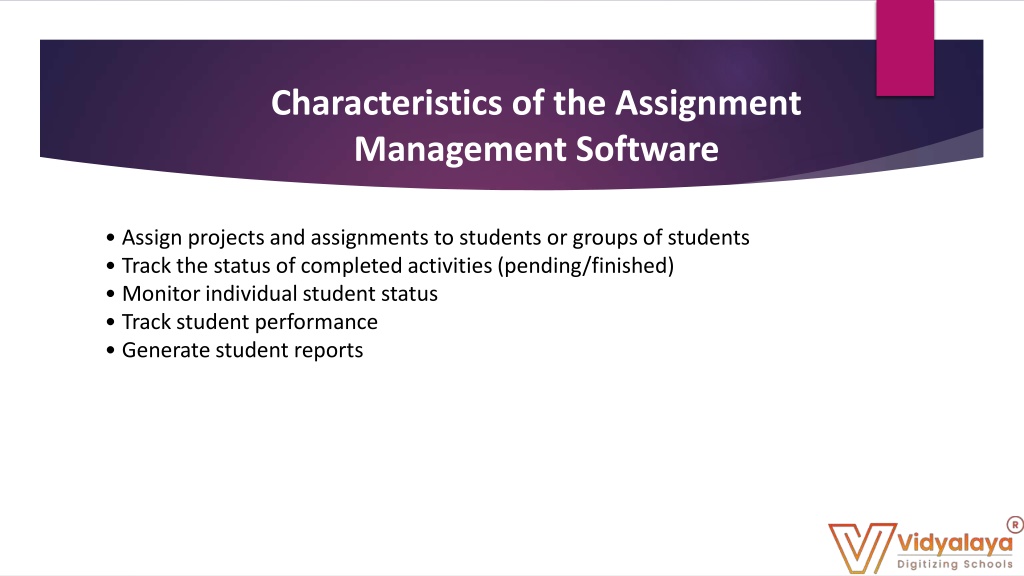 meaning of assignment management