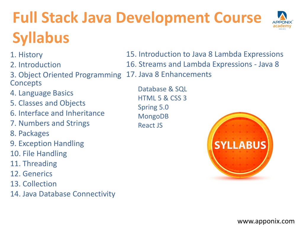 PPT Get Full Stack Java Development Training In Pune PowerPoint 