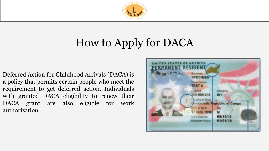 PPT How to Apply for DACA Legal Dos PowerPoint Presentation, free