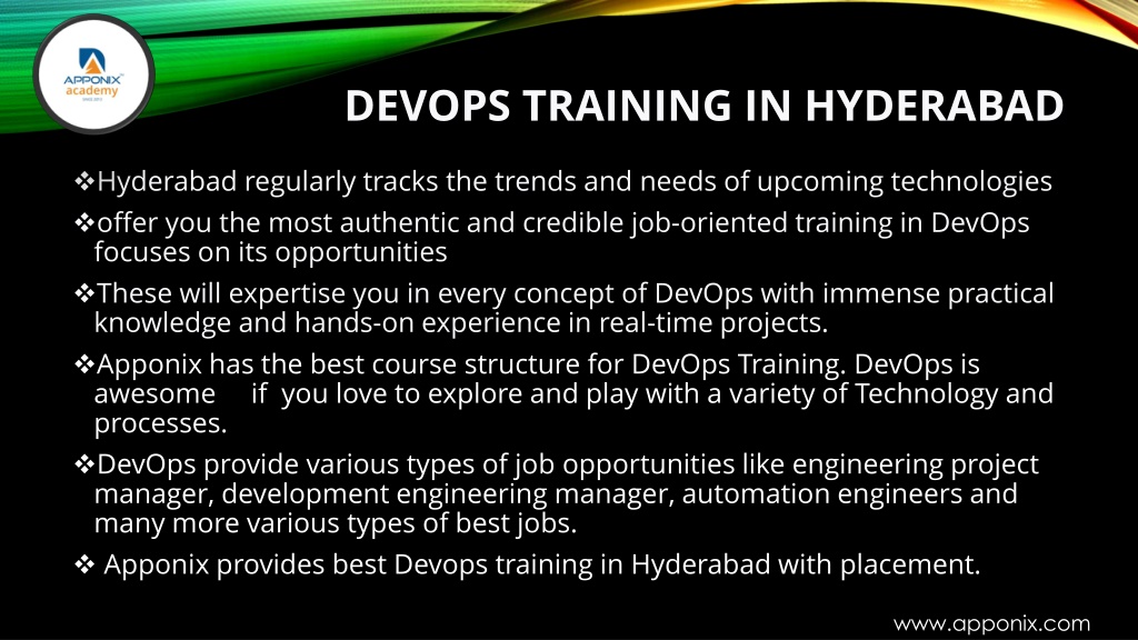 Ppt Devops Training In Hyderabad With Placement Assurance Powerpoint