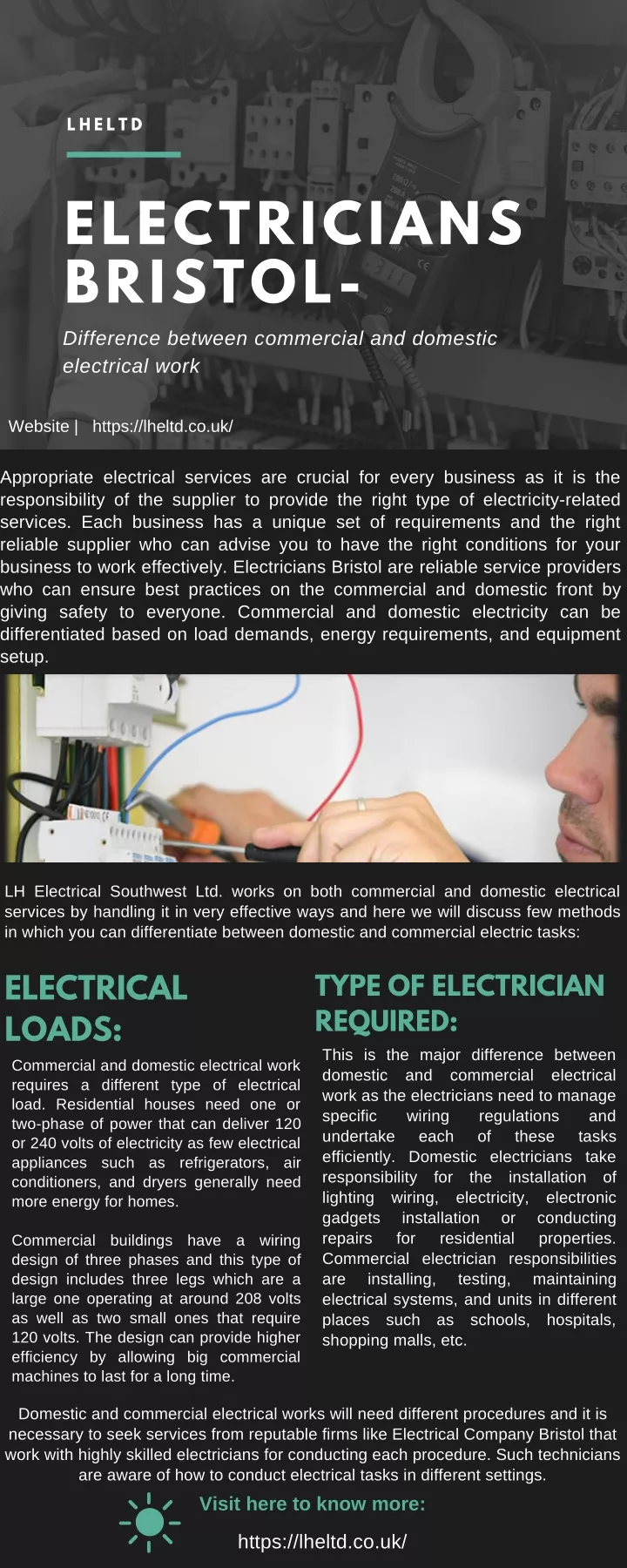 PPT - Electricians Bristol- Difference between commercial and domestic ...