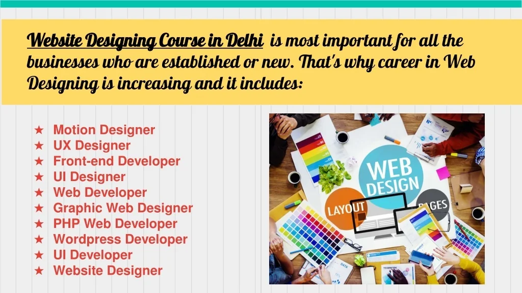 PPT - Web Designing Course in Delhi PowerPoint Presentation, free ...