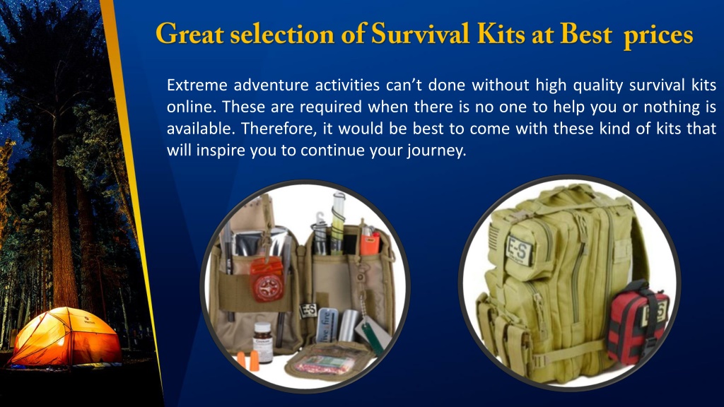 Ppt - Survival Kits Online Powerpoint Presentation, Free Download - Id 