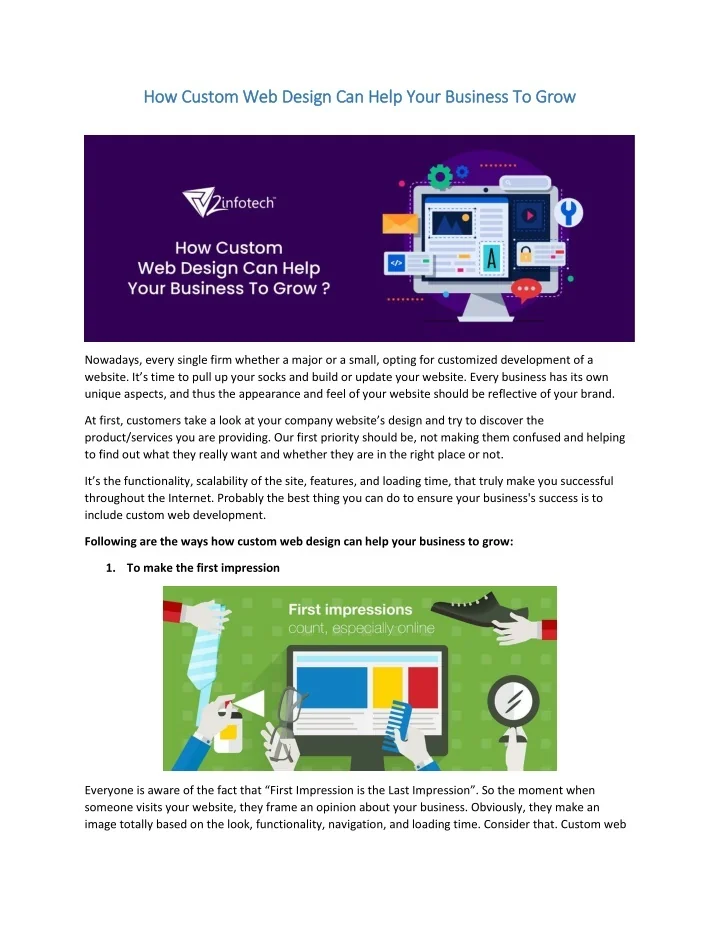 PPT - How Custom Web Design Can Help Your Business To Grow PowerPoint ...