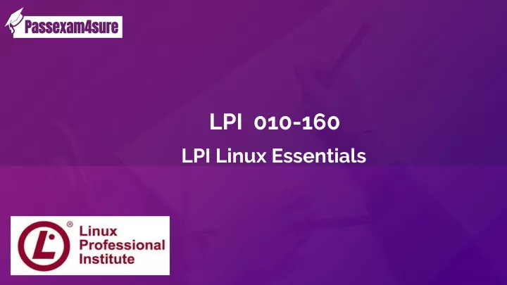 PPT - LPI 010-160 Practice Test Questions ~ Unique And The Sns-Brigh10