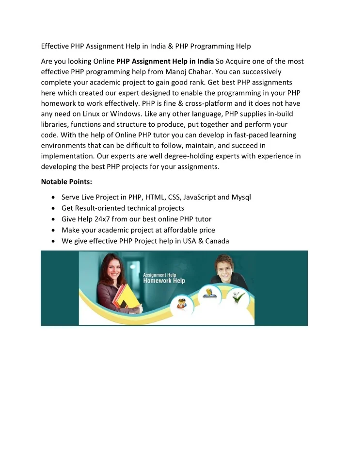 Help in writing assignments image