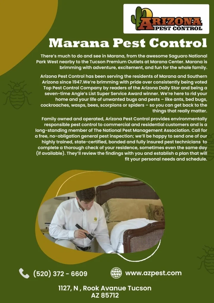 PPT Residential pest control tucson Desert pest control tucson