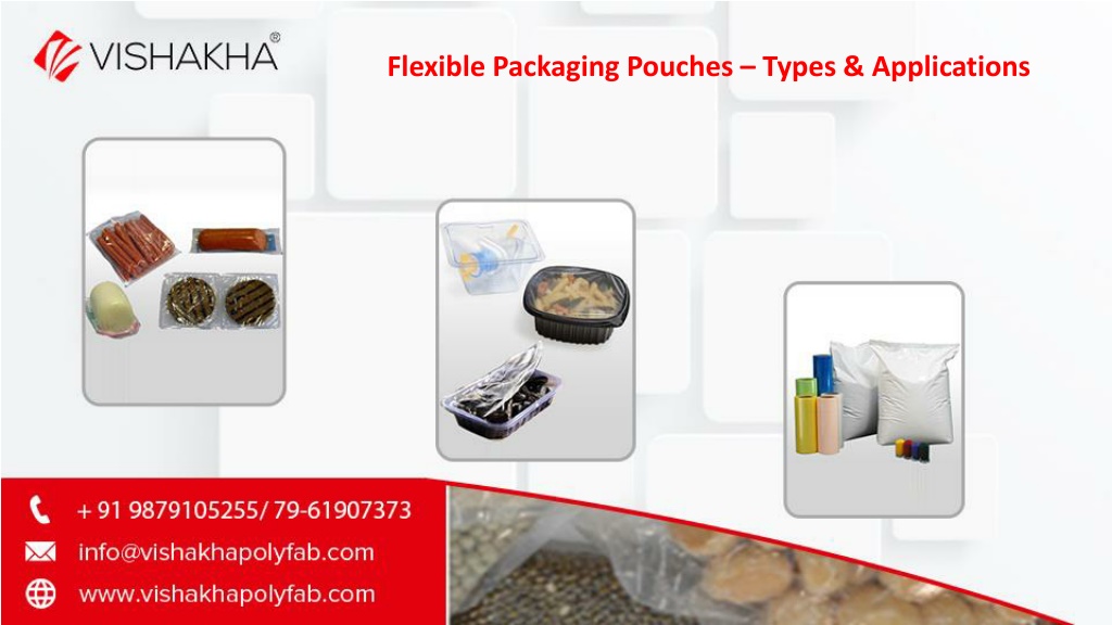 PPT Flexible Packaging Pouches Important Applications PowerPoint