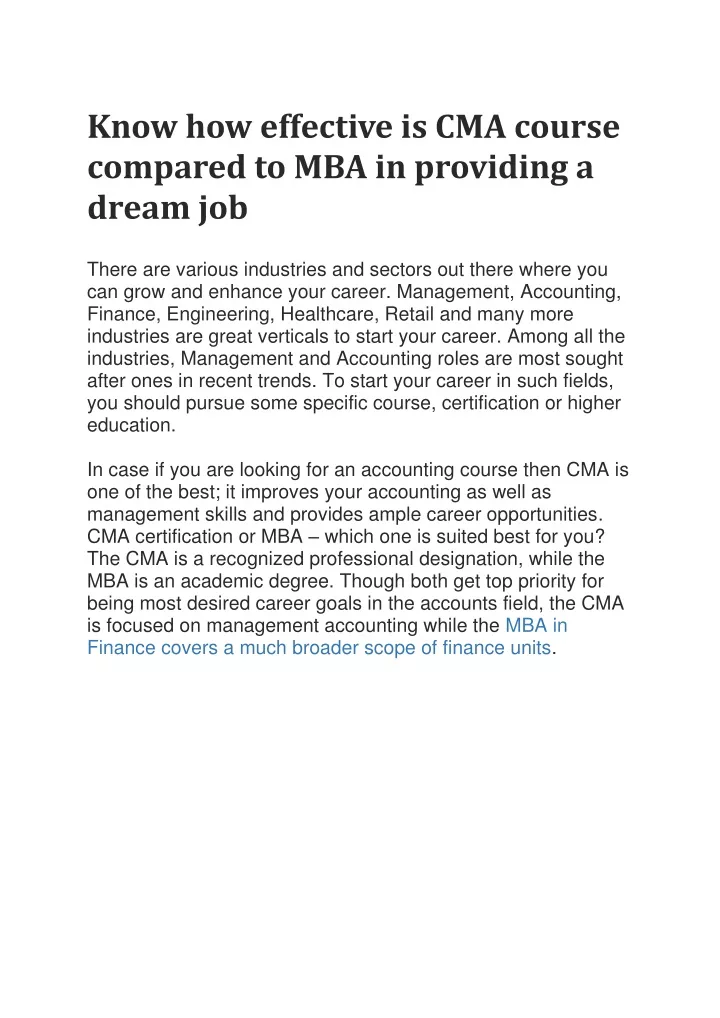 ppt-know-how-effective-is-cma-course-compared-to-mba-in-providing-a