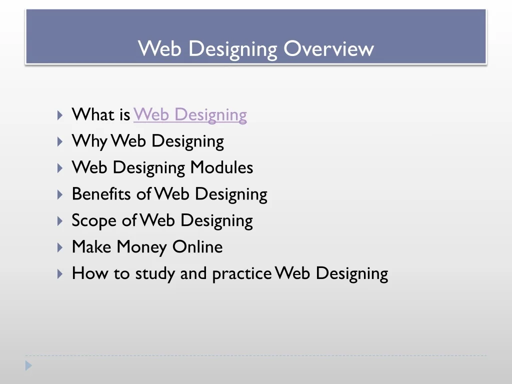 web designing unit 4 | pptx Images High Quality Grahic PPT - Web Designing Course in Chandigarh ( CITC the hub of IT ...