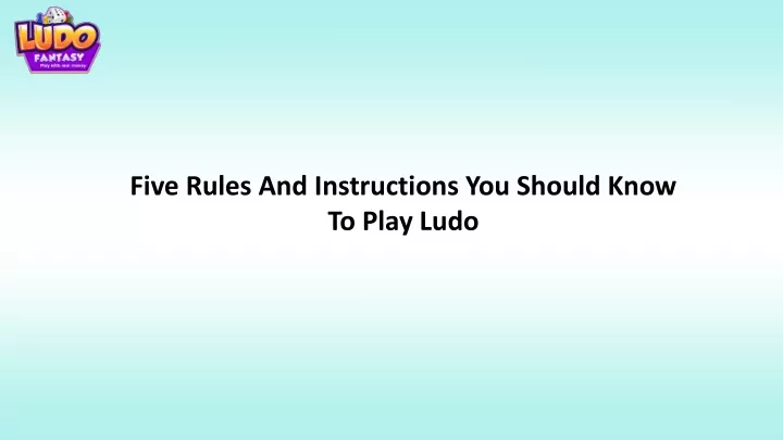 official rules of ludo