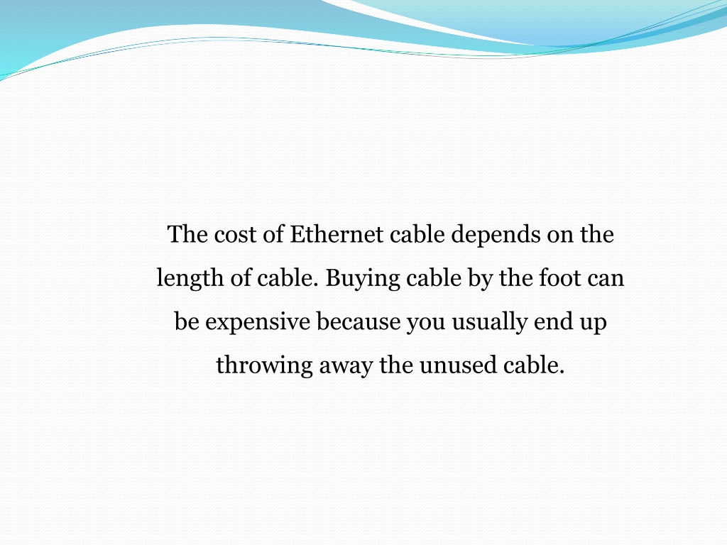 PPT How much do Cables Cost PowerPoint Presentation, free