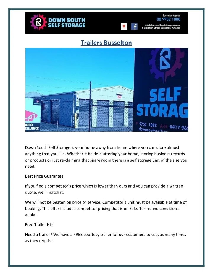 PPT Trailers Busselton PowerPoint Presentation, free download ID