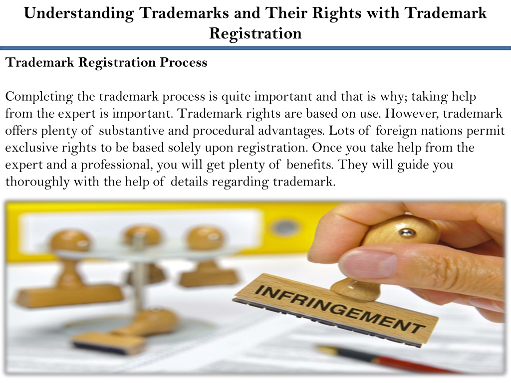 PPT - Understanding Trademarks and Their Rights with Trademark ...