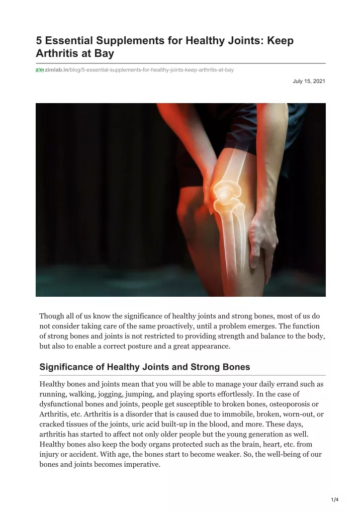 ppt-zimlab-in-5-essential-supplements-for-healthy-joints-keep