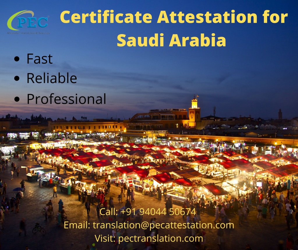 PPT - Certificate Attestation For Saudi Arabia PowerPoint Presentation ...