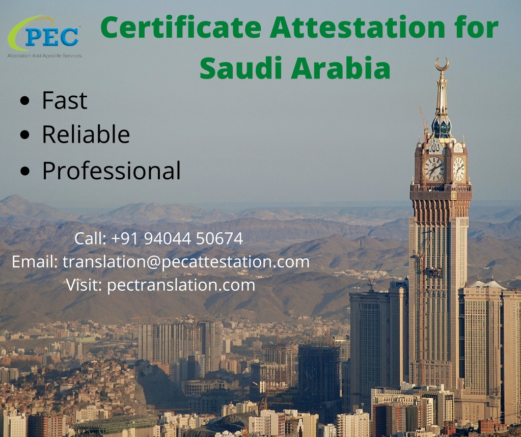 PPT - Certificate Attestation For Saudi Arabia PowerPoint Presentation ...