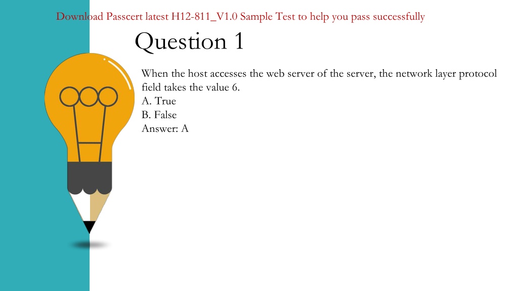 Exam H12-811_V1.0 Pass4sure