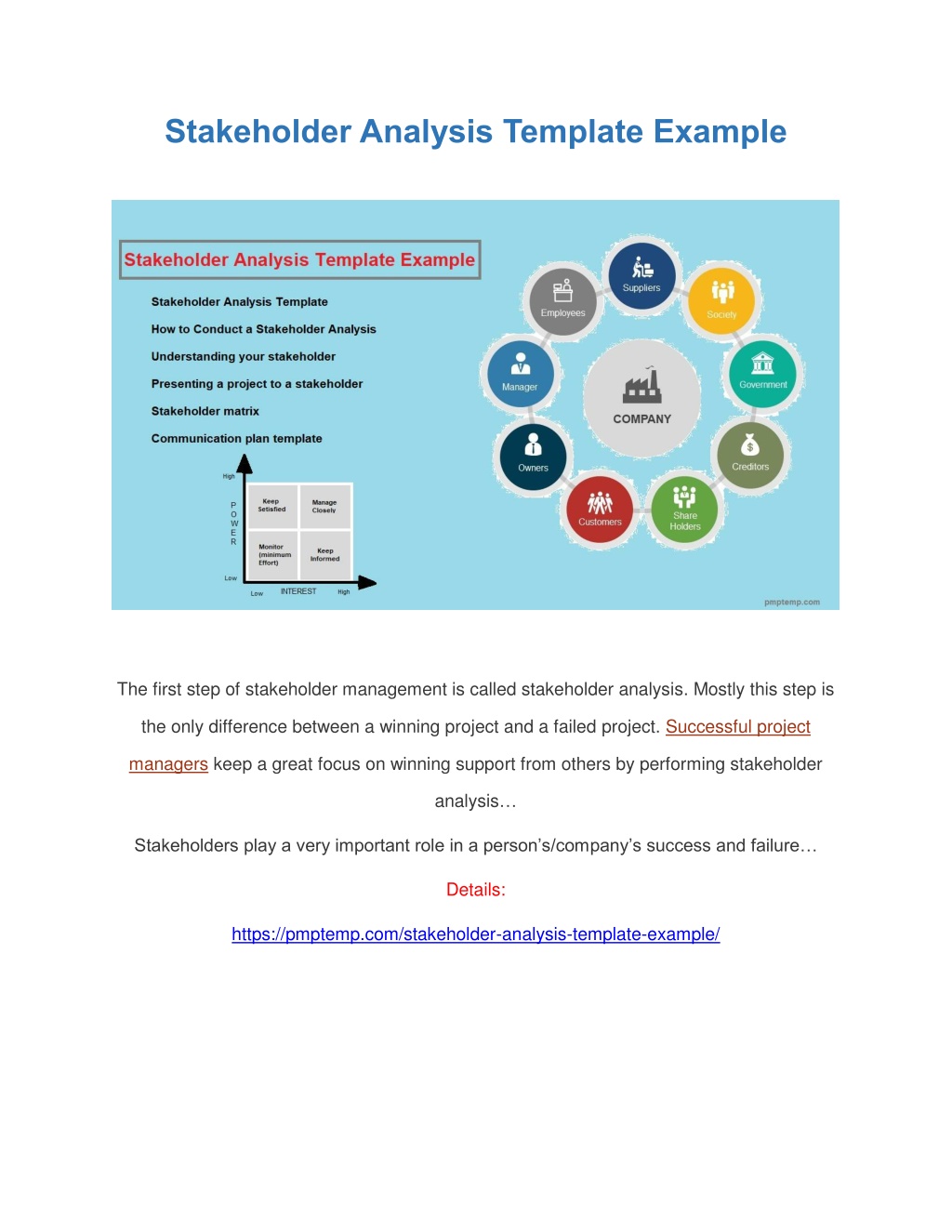 PPT - Stakeholder Analysis Template Example PowerPoint Presentation ...