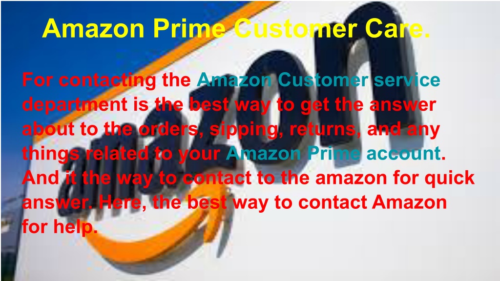 PPT How Can I Connect With Amazon Customer Care? PowerPoint