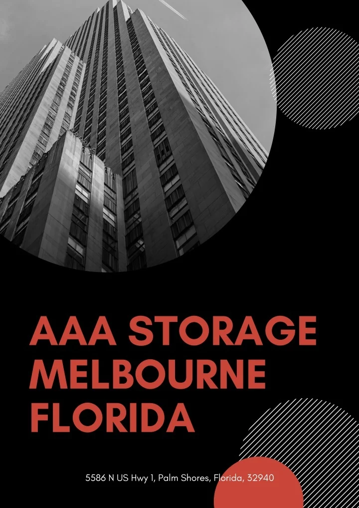 PPT AAA Storage Melbourne Florida PowerPoint Presentation, free