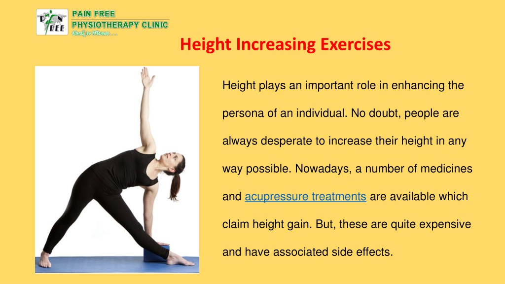 PPT - Best Exercises To Increase Height - Pain Free PowerPoint ...
