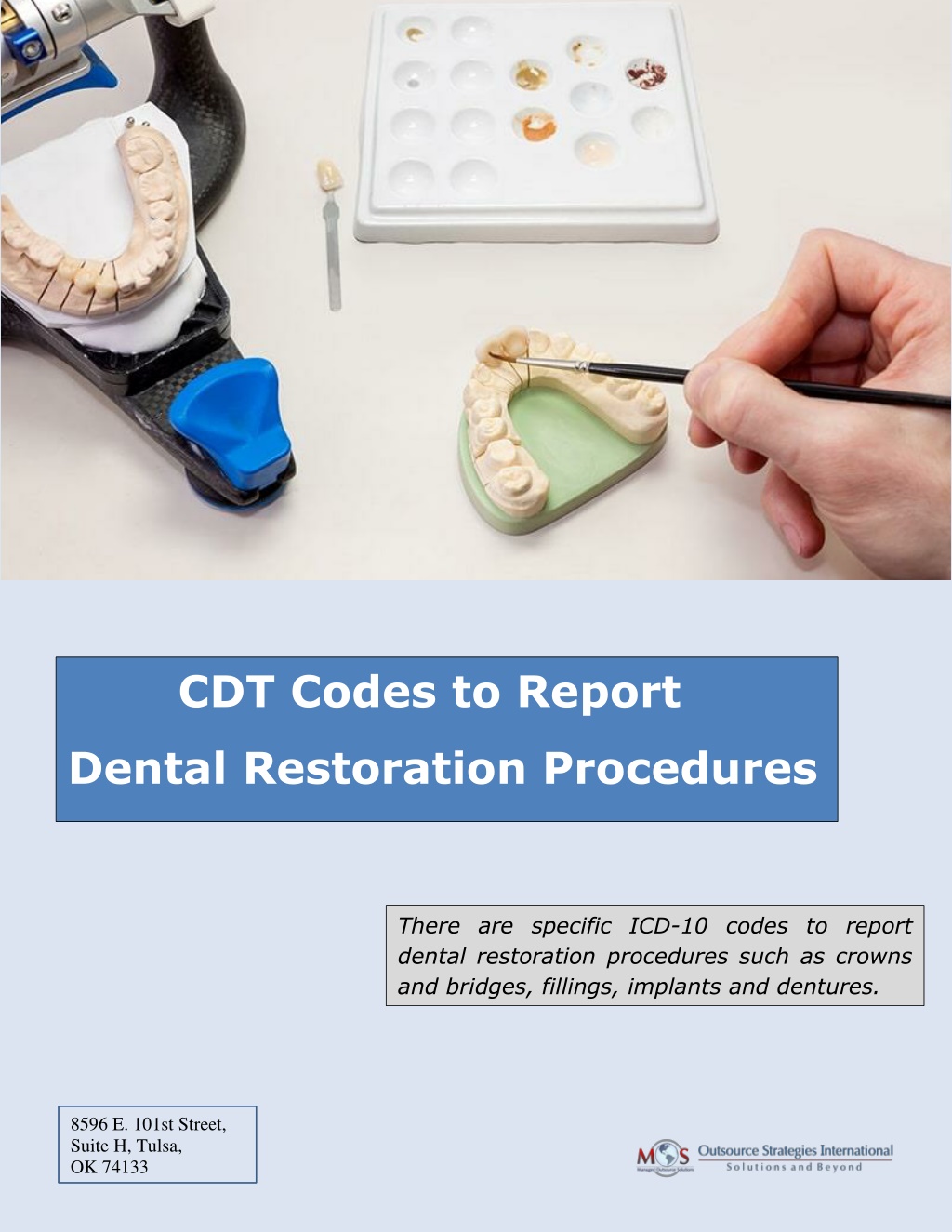 PPT CDT Codes to Report Dental Restoration Procedures PowerPoint