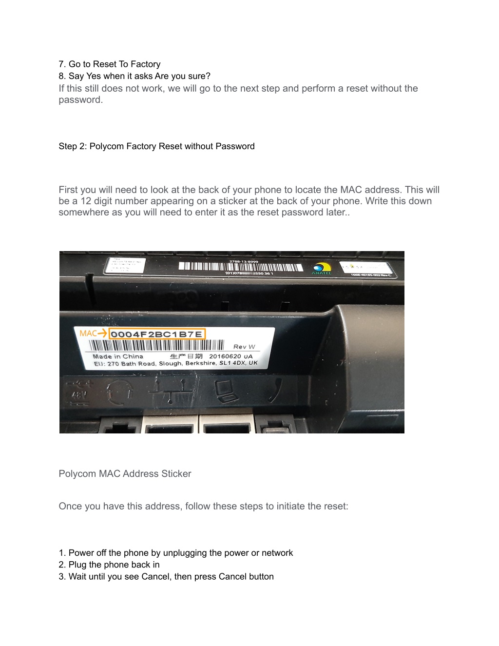 PPT Easy Factory Reset Without Password PowerPoint