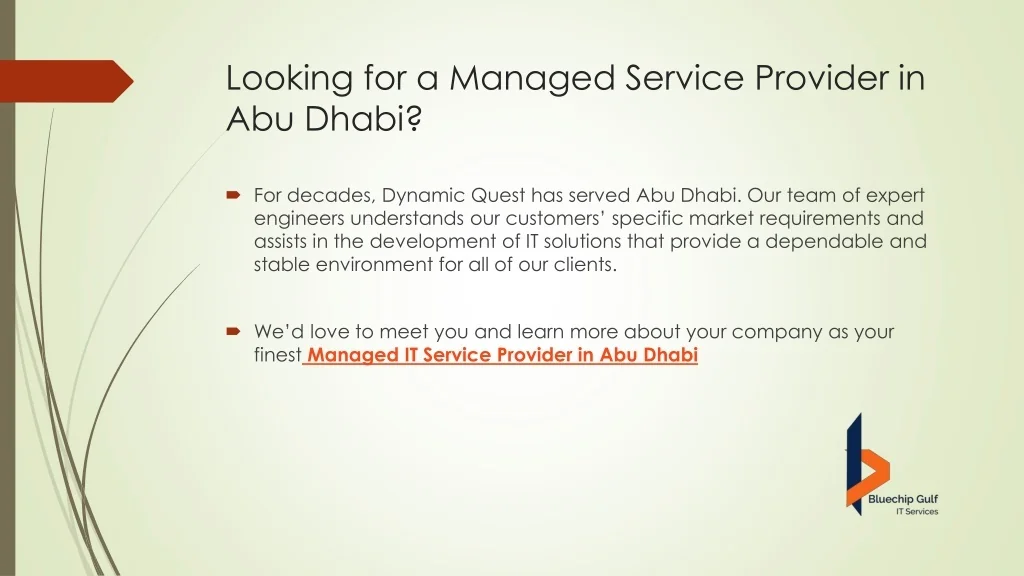 PPT - Managed IT Service Provider in Abu Dhabi PowerPoint Presentation ...