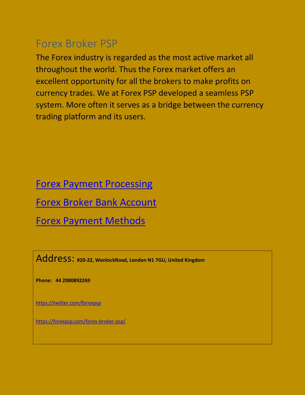 forex brokers that separates the terminal account