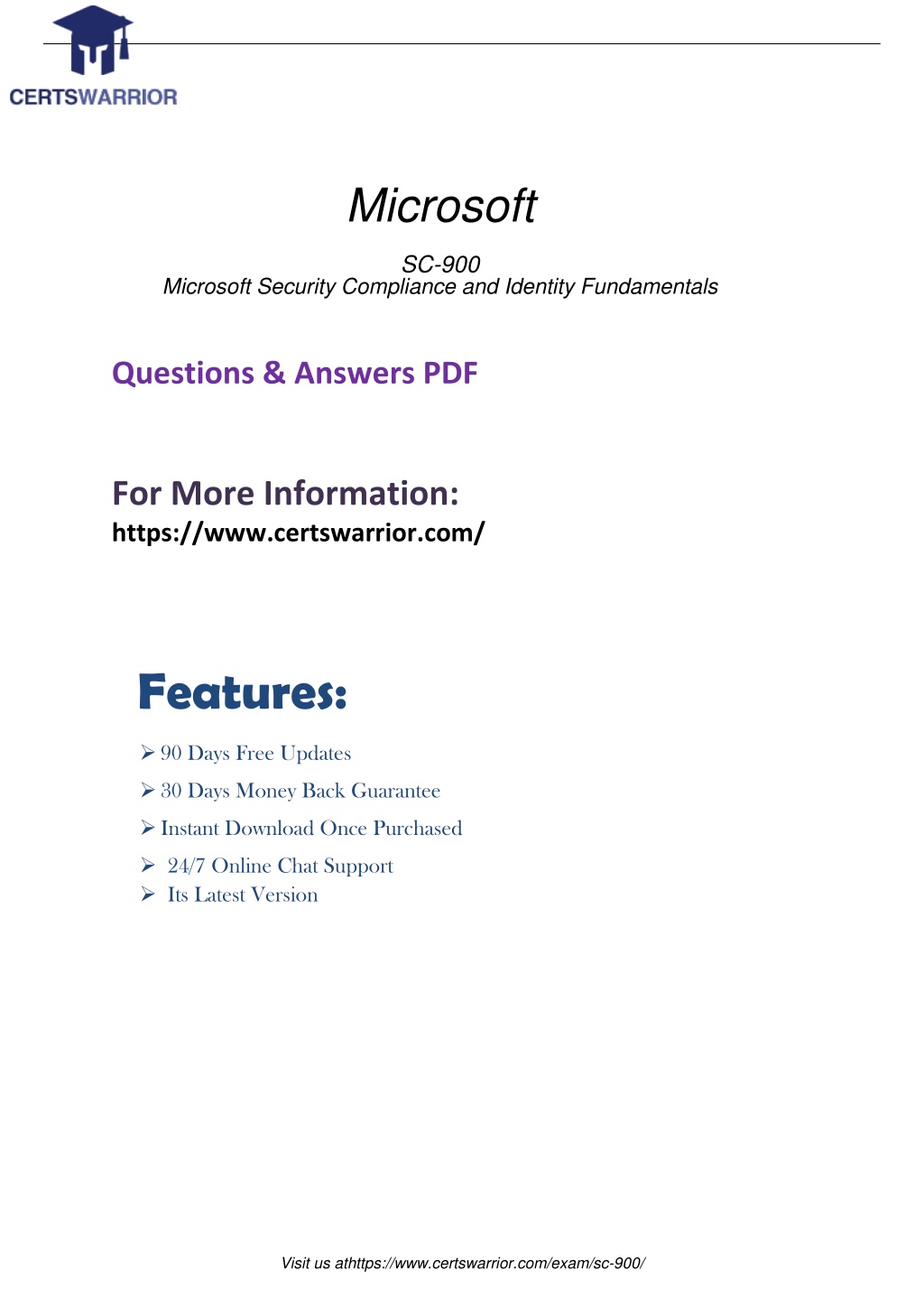 SC-900 Exam Pattern