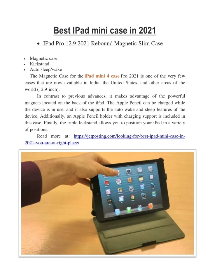 PPT Best IPad mini case in 2021 PowerPoint Presentation, free