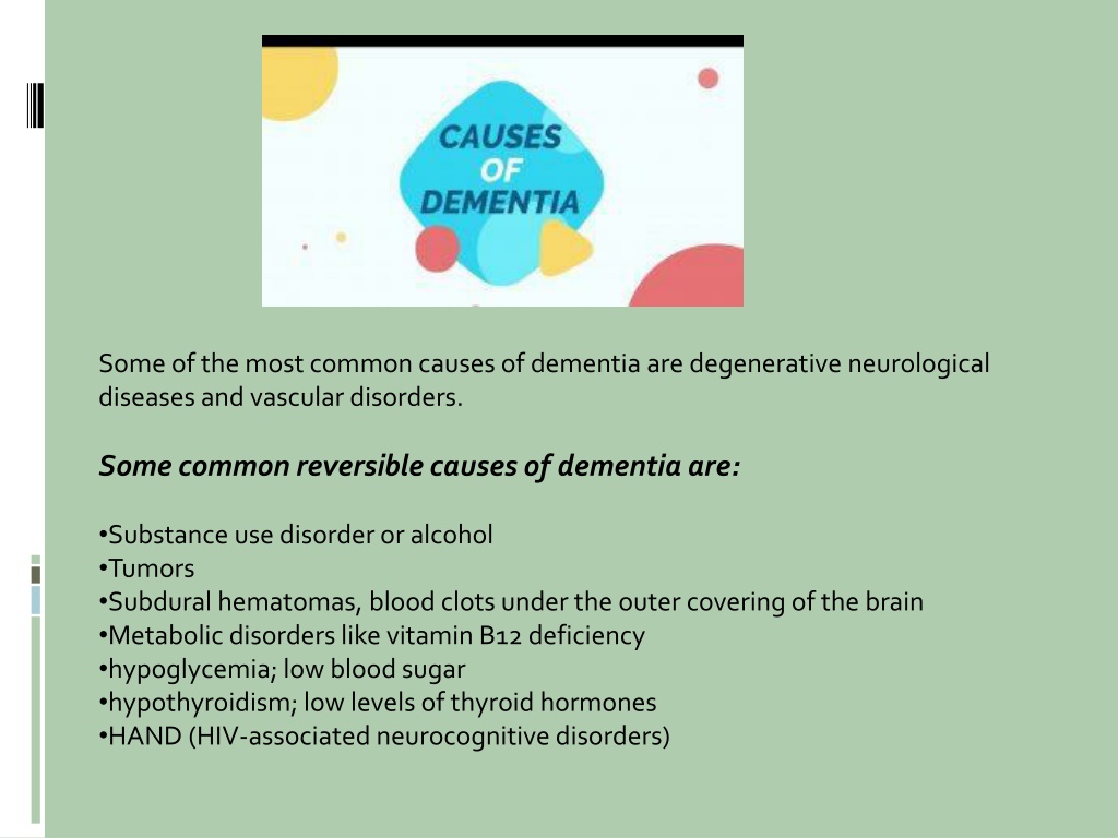 PPT - DEMENTIA: A COMPLETE GUIDE TO ITS SUBTLE SIGNS PowerPoint ...