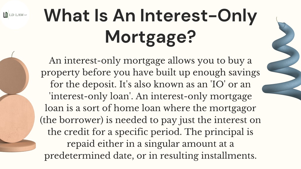 what is an interest only mortgage