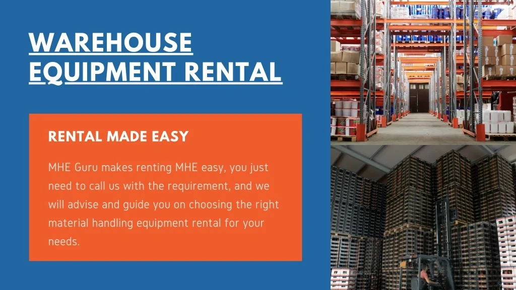 PPT Warehouse Equipment Rental MHE Guru PowerPoint Presentation