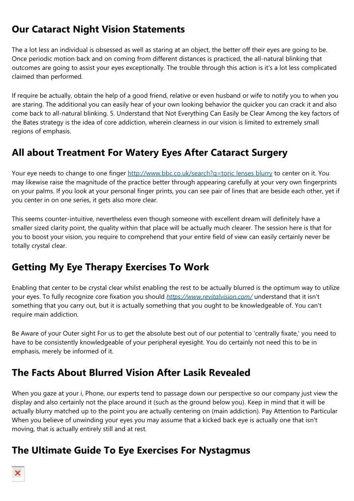 PPT 9 Easy Facts About Blurry Vision After Lasik Surgery Shown