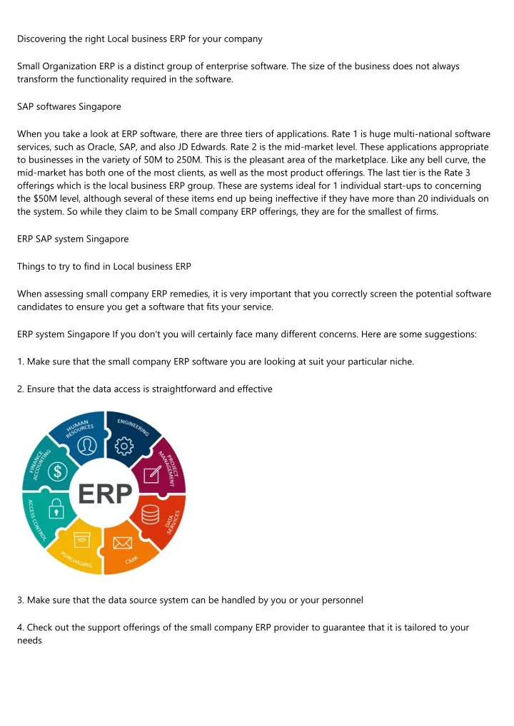 discovering the right local business erp for your n.
