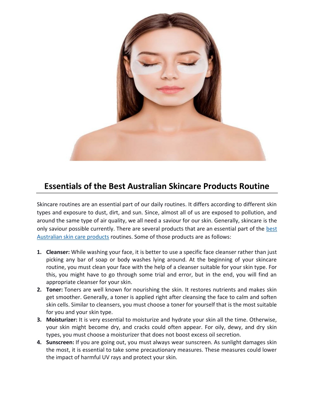 PPT - Essentials of the Best Australian Skincare Products Routine PowerPoint Presentation - ID 